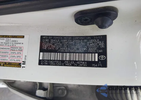 2011 Toyota Corolla Le z USA, uszkodzony, nr VIN JTDBU4EEXB9168350